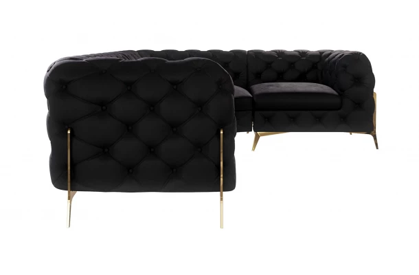 Narożnik czteroosobowy pikowany glamour Chesterfield TEO HIGH 2+E+1 - eleganckie Narożnik czteroosobowy pikowany glamour Chesterfield TEO HIGH 2+E+1 - eleganckie