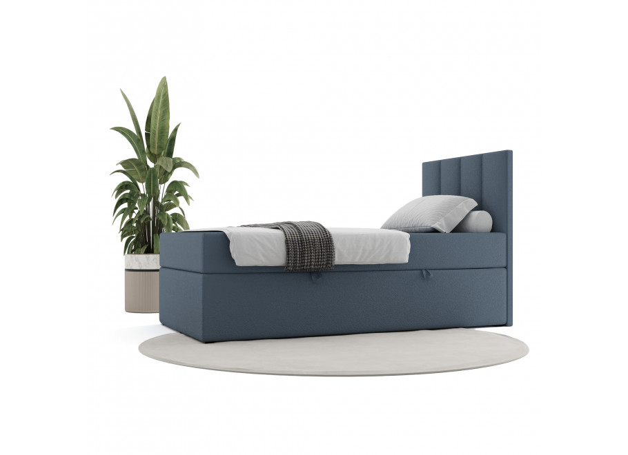 Łóżko Atlanta Comfort młodzieżowe z pojemnikiem na pościel na wymiar - Lambi 16