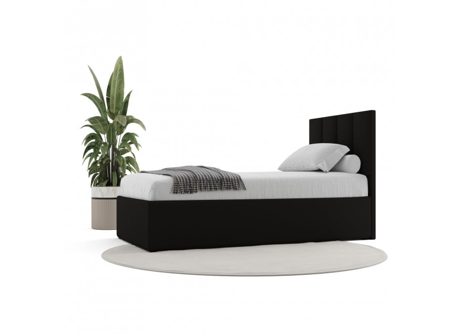 Łóżko młodzieżowe Atlanta jednoosobowe z pojemnikiem na pościel na wymiar - Lambi 13