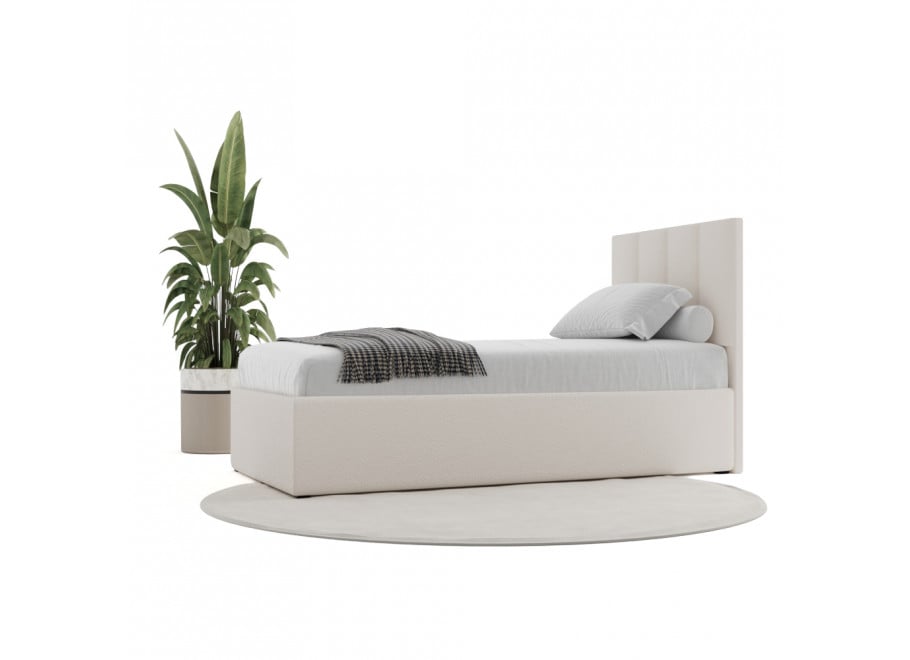 Łóżko młodzieżowe Atlanta jednoosobowe z pojemnikiem na pościel na wymiar - Lambi 8