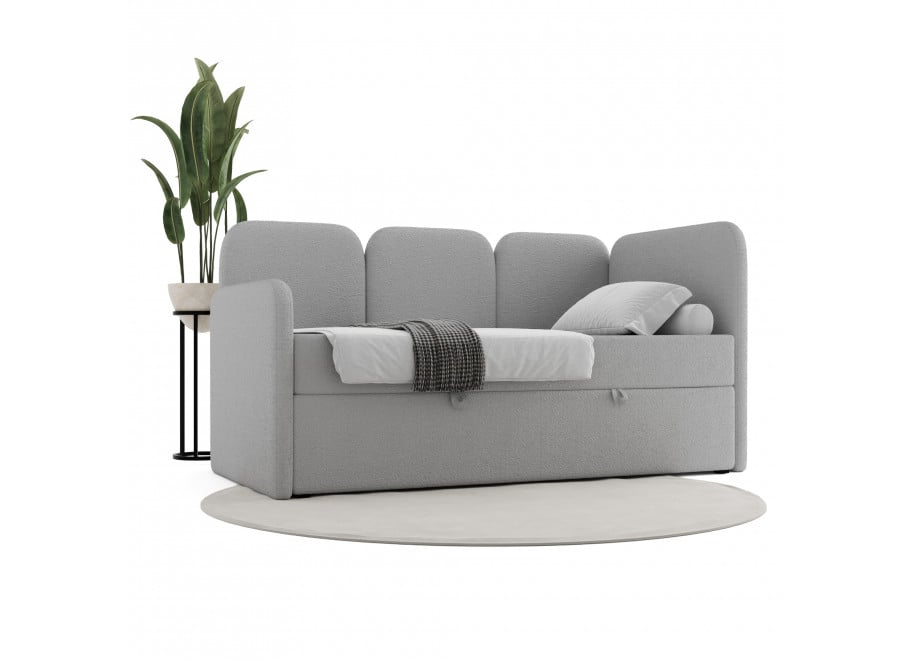 Łóżko Arizona Comfort młodzieżowe z pojemnikiem na pościel na wymiar - Lambi 11