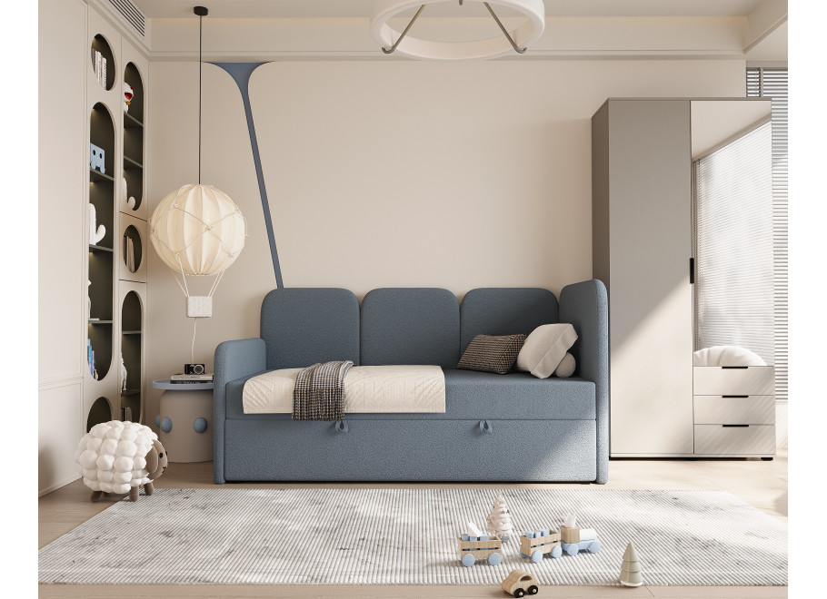 Łóżko Arizona Comfort młodzieżowe z pojemnikiem na pościel na wymiar - Lambi 16