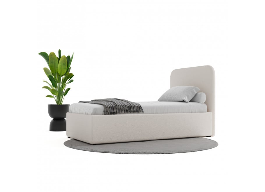 Łóżko młodzieżowe Denver jednoosobowe z pojemnikiem na pościel na wymiar - Lambi 8