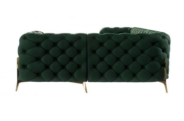 Narożnik czteroosobowy pikowany glamour Chesterfield TEO HIGH 2+E+1 - design i funkcjonalnosc w parze Narożnik czteroosobowy pikowany glamour Chesterfield TEO HIGH 2+E+1 - design i funkcjonalnosc w parze