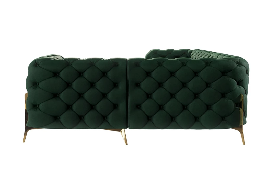 Narożnik czteroosobowy pikowany glamour Chesterfield TEO HIGH 2+E+1 Narożnik czteroosobowy pikowany glamour Chesterfield TEO HIGH 2+E+1