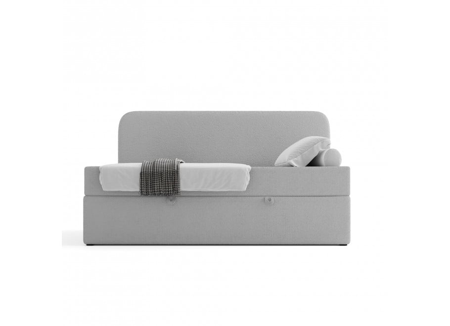 Łóżko Montana Comfort młodzieżowe z pojemnikiem na pościel na wymiar 10