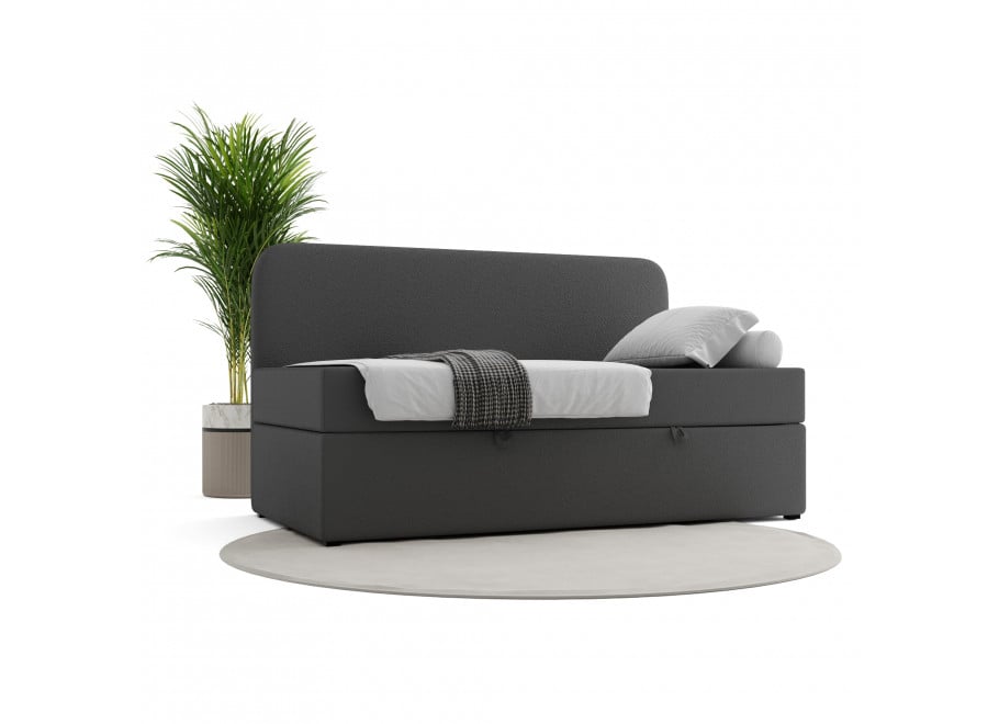 Łóżko Montana Comfort młodzieżowe z pojemnikiem na pościel na wymiar - Lambi 12