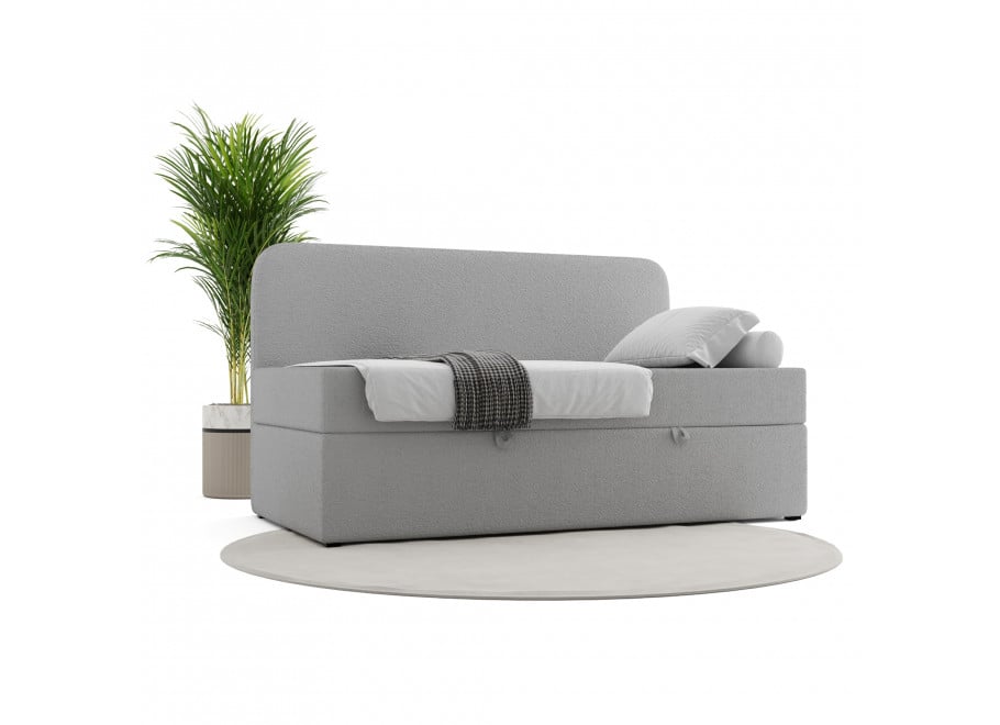 Łóżko Montana Comfort młodzieżowe z pojemnikiem na pościel na wymiar - Lambi 11