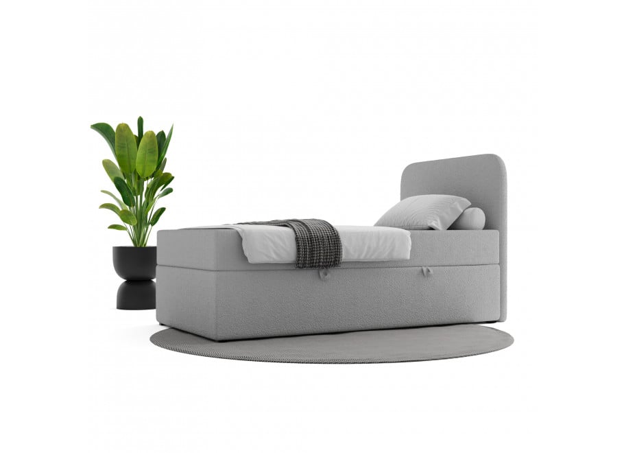 Łóżko Denver Comfort młodzieżowe z pojemnikiem na pościel na wymiar - Lambi 11