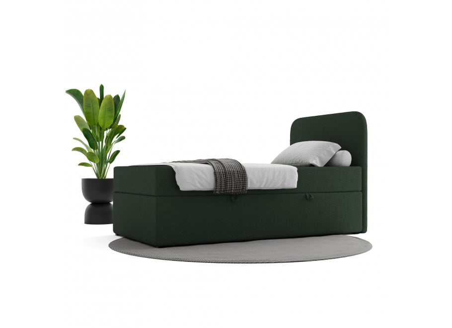 Łóżko Denver Comfort młodzieżowe z pojemnikiem na pościel na wymiar - Lambi 15