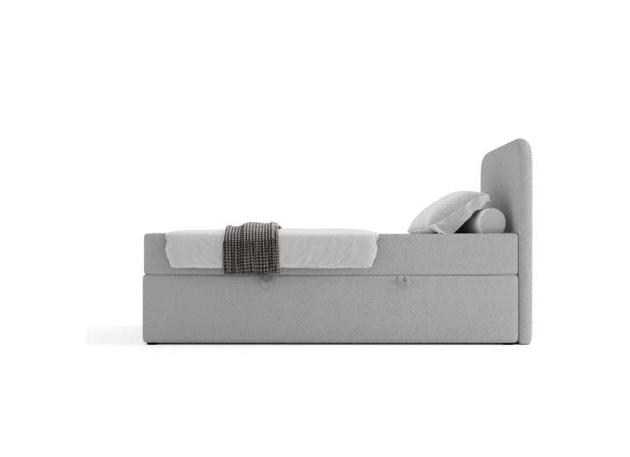 Łóżko Denver Comfort młodzieżowe z pojemnikiem na pościel na wymiar 11