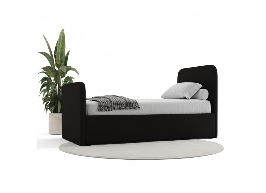 Łóżko młodzieżowe Dallas jednoosobowe z pojemnikiem na pościel na wymiar - Lambi 13