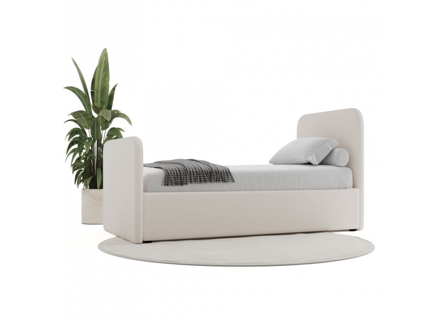 Łóżko młodzieżowe Dallas jednoosobowe z pojemnikiem na pościel na wymiar - Lambi 8