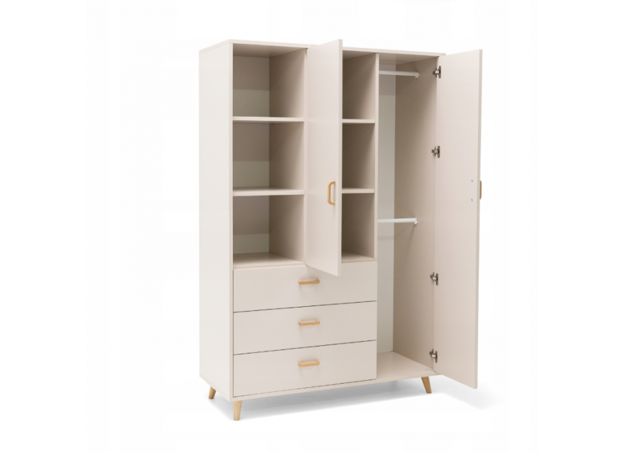 Nowoczesna garderoba z szufladami Eros na wymiar 2