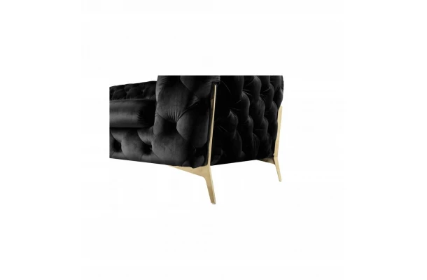 Fotel pikowany chesterfield TEO HIGH glamour - nowoczesne Fotel pikowany chesterfield TEO HIGH glamour - nowoczesne