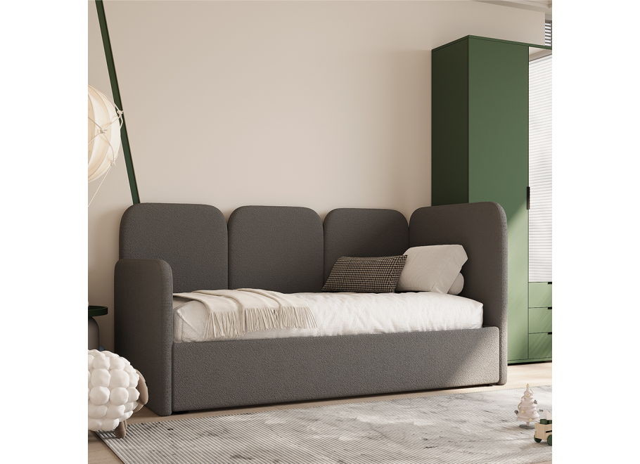 Łóżko młodzieżowe Arizona jednoosobowe z pojemnikiem na pościel na wymiar - Lambi 12