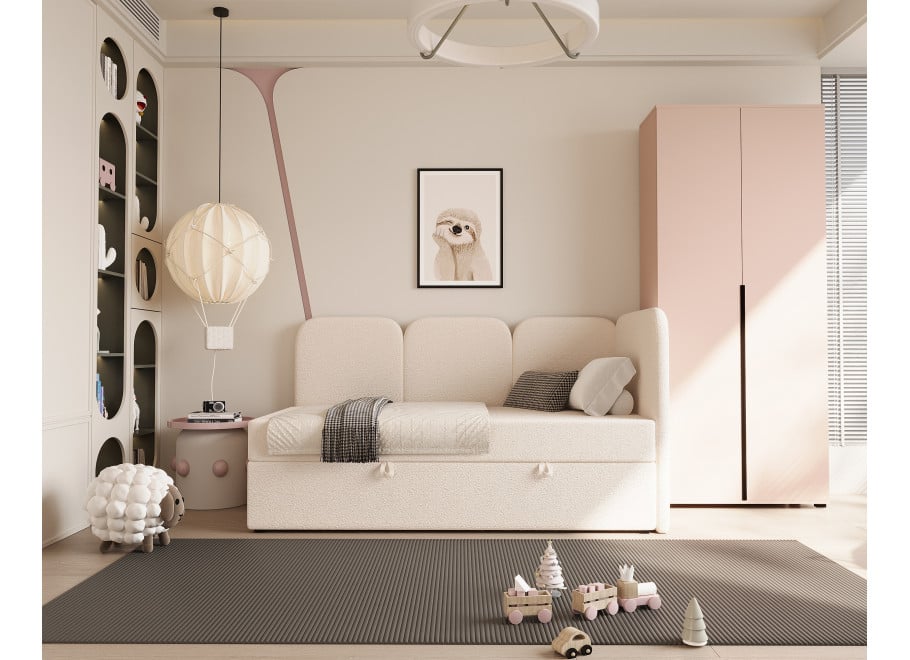 Łóżko Toronto Comfort młodzieżowe z pojemnikiem na pościel na wymiar - Lambi 8