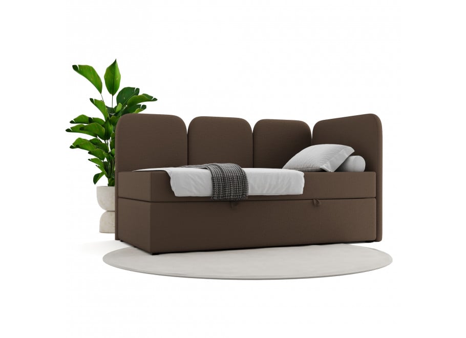 Łóżko Toronto Comfort młodzieżowe z pojemnikiem na pościel na wymiar - Lambi 4