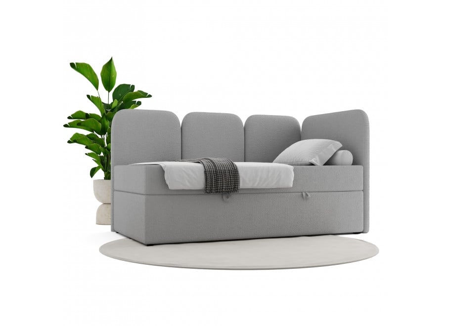 Łóżko Toronto Comfort młodzieżowe z pojemnikiem na pościel na wymiar - Lambi 11