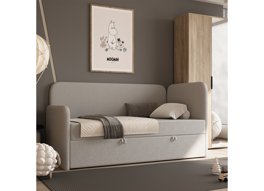 Łóżko Waszyngton Comfort młodzieżowe z pojemnikiem na pościel na wymiar - Lambi 11