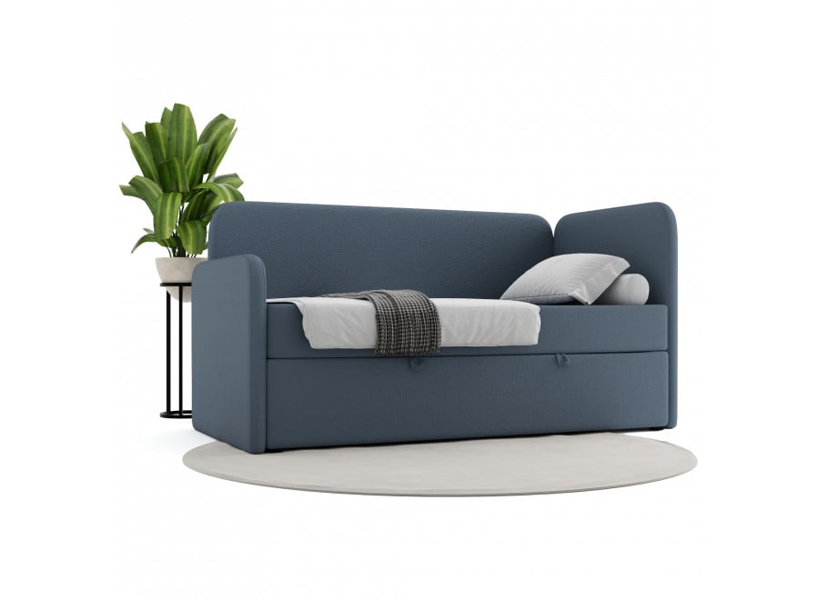 Łóżko Waszyngton Comfort młodzieżowe z pojemnikiem na pościel na wymiar - Lambi 16