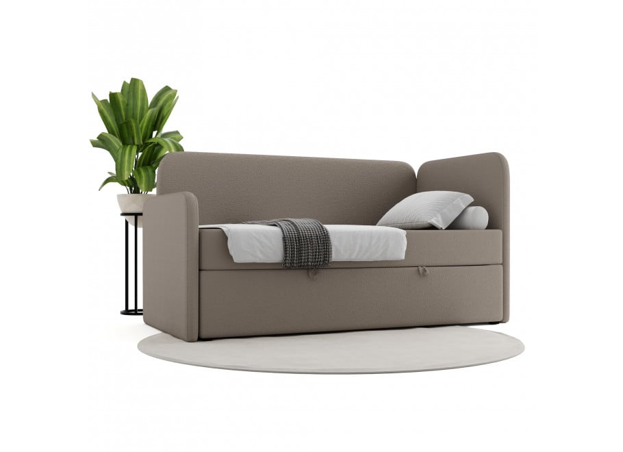 Łóżko Waszyngton Comfort młodzieżowe z pojemnikiem na pościel na wymiar - Lambi 3