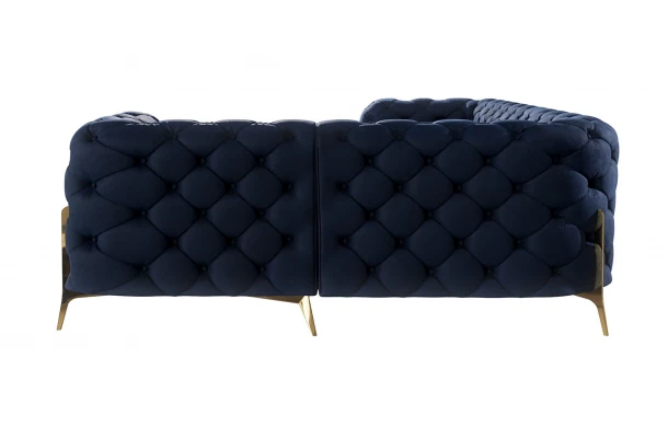 Narożnik czteroosobowy pikowany glamour Chesterfield TEO HIGH 2+E+1 - design i funkcjonalnosc w parze Narożnik czteroosobowy pikowany glamour Chesterfield TEO HIGH 2+E+1 - design i funkcjonalnosc w parze