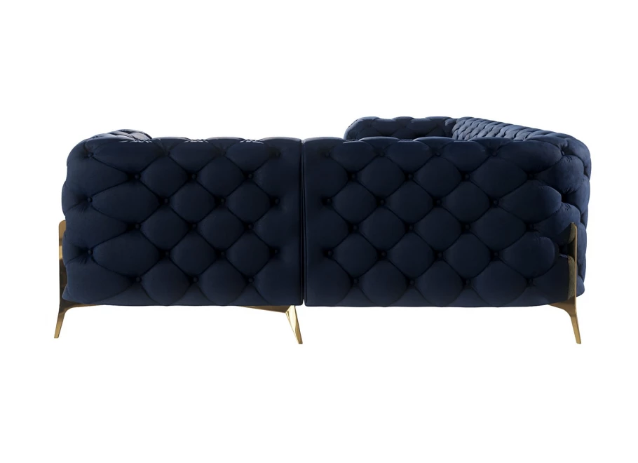 Narożnik czteroosobowy pikowany glamour Chesterfield TEO HIGH 2+E+1 Narożnik czteroosobowy pikowany glamour Chesterfield TEO HIGH 2+E+1