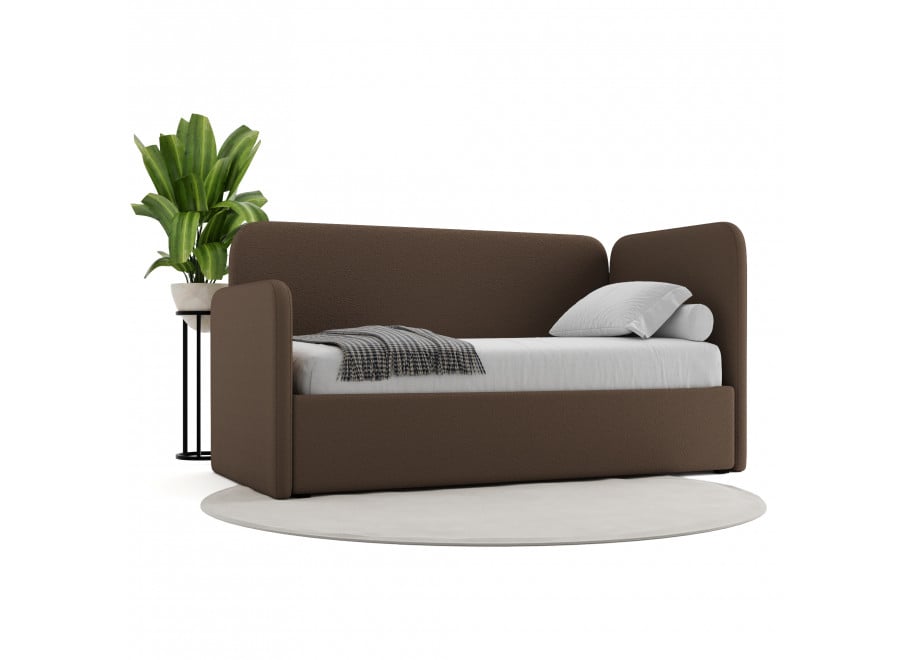 Łóżko młodzieżowe Waszyngton jednoosobowe z pojemnikiem na pościel na wymiar - Lambi 4