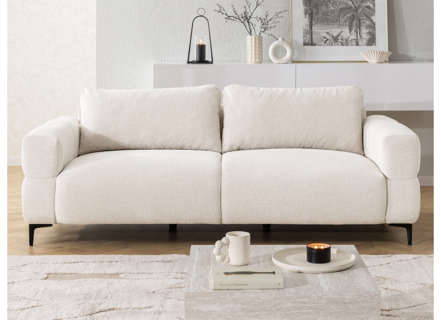 Nowoczesna Sofa na wysokich nóżkach Valentia 3os – Kanapa do Salonu - Aragon 01