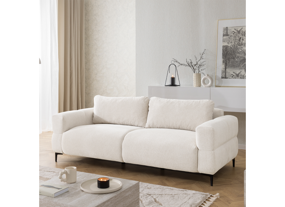 Nowoczesna Sofa na wysokich nóżkach Valentia 3os – Kanapa do Salonu - Aragon 01