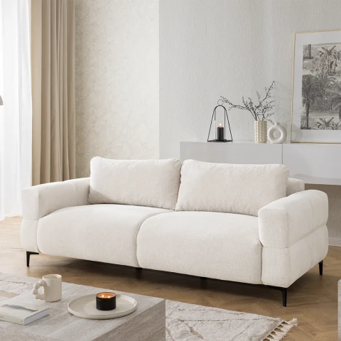 Nowoczesna Sofa na wysokich nóżkach Valentia 3os – Kanapa do Salonu