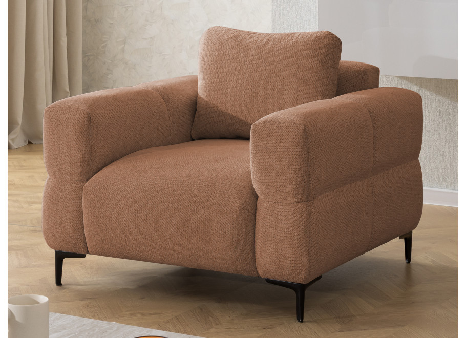 Elegancki Fotel Valentia – Nowoczesny Fotel na Wysokich Nóżkach - Aragon 59