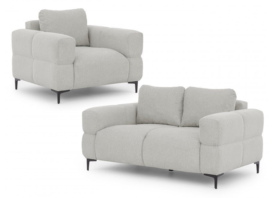 Zestaw Wypoczynkowy 2+1 Valentia – Komplet sofa + fotel do Salonu - Aragon 80
