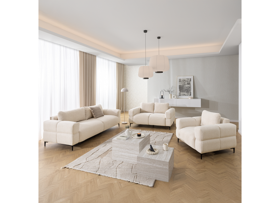 Zestaw Wypoczynkowy 3+2+1 Valentia – Komplet Sof + fotel do Salonu - Aragon 03