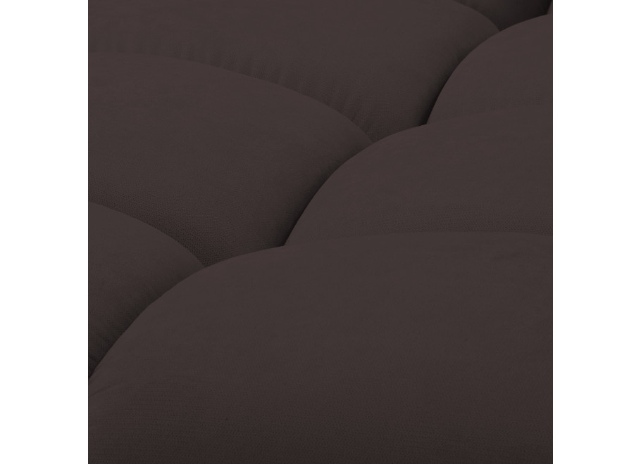 Narożnik rozkładany do salonu ZEMO BIS - ciemny brąz z funkcją spania - Enjoy 06