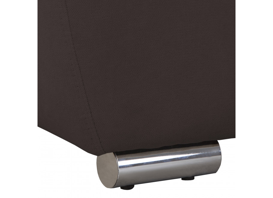 Narożnik rozkładany do salonu ZEMO BIS - ciemny brąz z funkcją spania - Enjoy 06