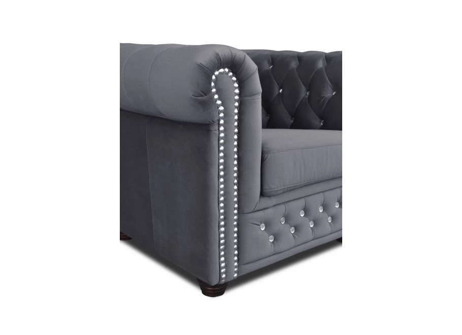 Fotel pikowany FELIX BLINK Chesterfield