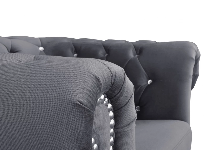 Fotel pikowany FELIX BLINK Chesterfield