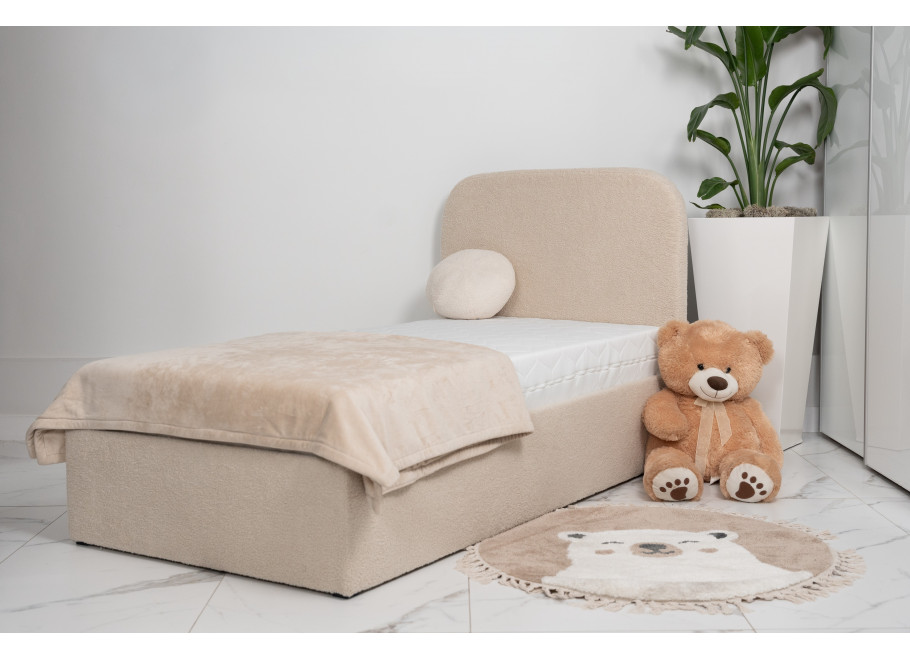 Łóżko młodzieżowe Denver jednoosobowe z pojemnikiem na pościel na wymiar - Lambi 5