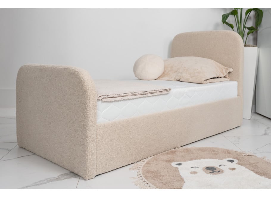 Łóżko młodzieżowe Dallas jednoosobowe z pojemnikiem na pościel na wymiar - Lambi 5