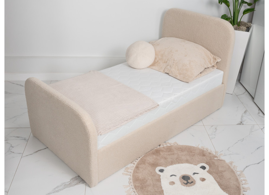 Łóżko młodzieżowe Dallas jednoosobowe z pojemnikiem na pościel na wymiar - Lambi 5