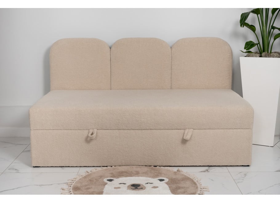 Łóżko Charlotte Comfort młodzieżowe z pojemnikiem na pościel na wymiar - Lambi 5