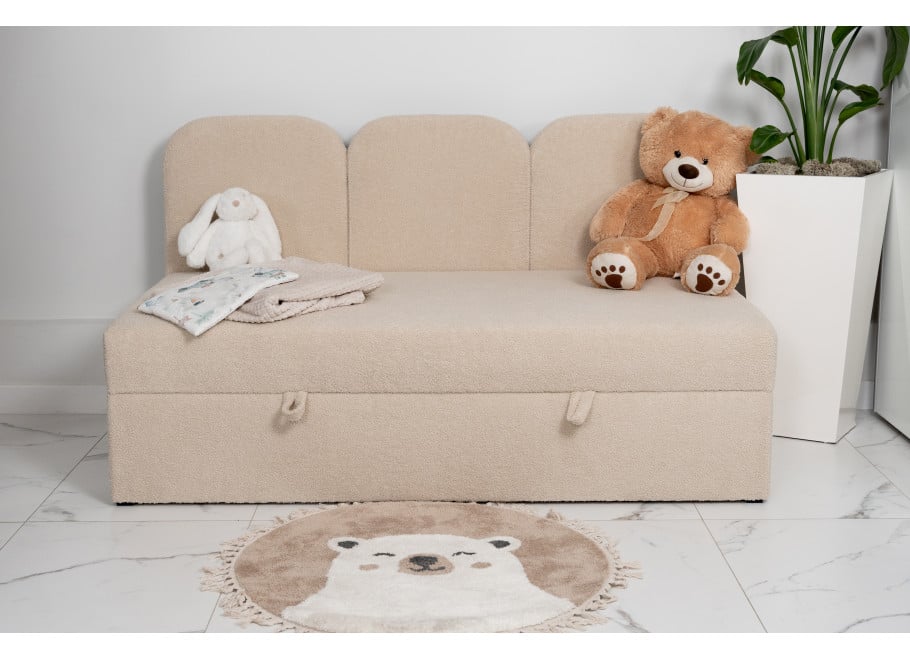 Łóżko Charlotte Comfort młodzieżowe z pojemnikiem na pościel na wymiar - Lambi 5