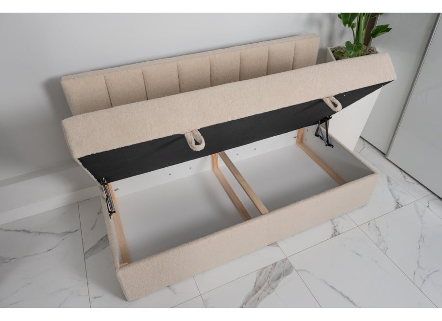 Łóżko Charlotte Comfort młodzieżowe z pojemnikiem na pościel na wymiar - Lambi 5