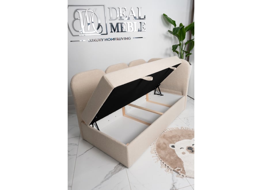 Łóżko Toronto Comfort młodzieżowe z pojemnikiem na pościel na wymiar - Lambi 5