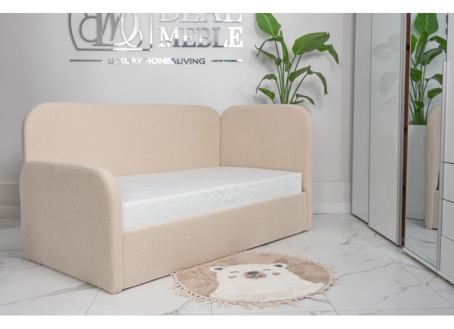 Łóżko młodzieżowe Waszyngton jednoosobowe z pojemnikiem na pościel na wymiar - Lambi 5