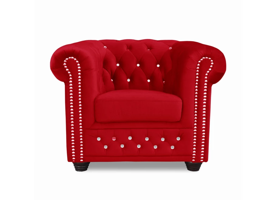 Fotel pikowany FELIX BLINK Chesterfield