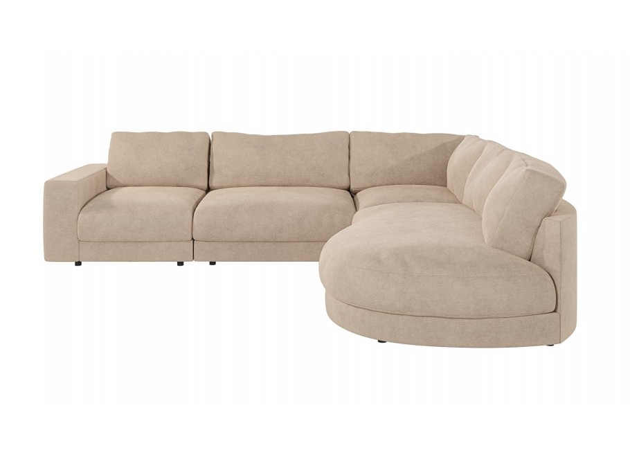 Beżowy narożnik TROT – Nowoczesny narożnik modułowy do salonu - Enjoy 01