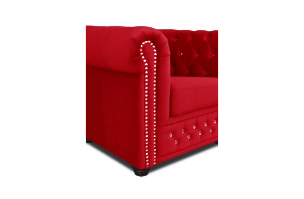 Fotel pikowany FELIX BLINK Chesterfield - ergonomiczne